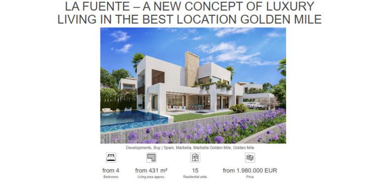 80% der neuen Immobilienprojekte in Marbella werden vor Fertigstellung verkauft.