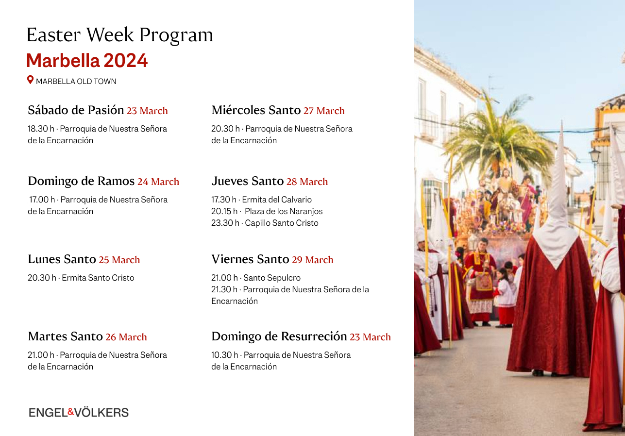 Semana Santa Program